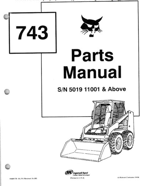 bobcat skid steer 743 owners manual|bobcat 743 model parts diagram.